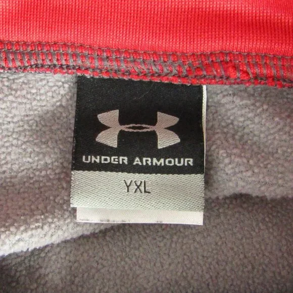 Under Armour | Youth Extra Large | Hoodie | Red & Gray - Picture 3 of 3